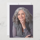 Invitation Refined Watercolor Wildflower  Named 60th Birthday (Dos)