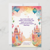 Invitation Réflexion de Sacré Diwali (Dos)