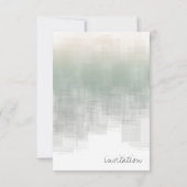 Invitation Réflexions aquarelle ID774 (Dos)