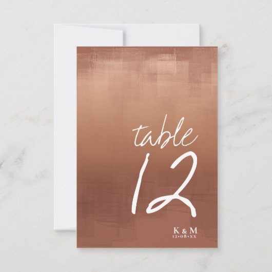 Invitation Réflexions aquarelle Numéro de tableau Argile ID77 (Dos)