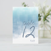 Invitation Réflexions aquarelle Numéro de tableau Blue ID774 (Debout devant)