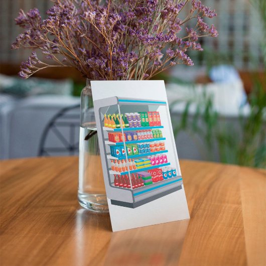 Invitation Réfrigérateur laitier de supermarché