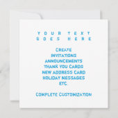 Invitation refroidissement de Rhode Island flou (Dos)