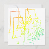 Invitation refroidissement de Rhode Island flou (Devant)