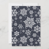 Invitation Refroidissement | Winter Reindeer Anniversaire Par (Dos)