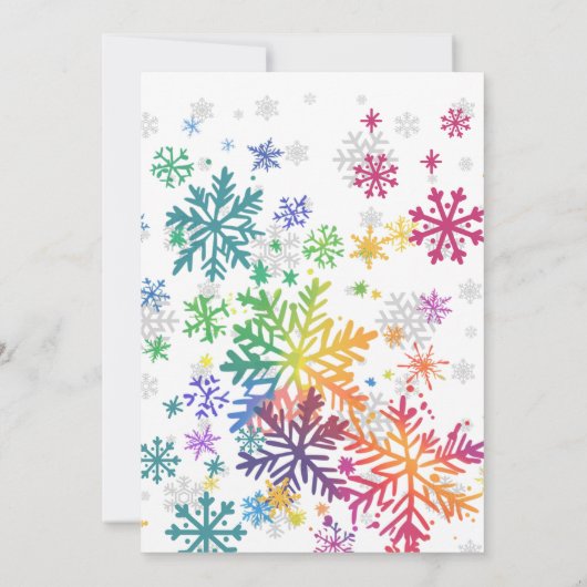 Invitation Refroidissez avec l'équipage le plus froid à Noël (Dos)
