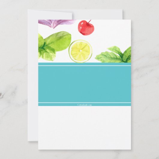 Invitation Refroidissons l'été (Dos)