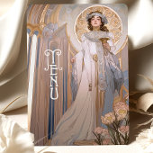 Invitation Regal Art Nouveau Mariage Menu Card Gold Accents