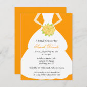 Invitation Regal Bridal Shower (Devant / Derrière)