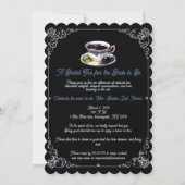 Invitation Regal Elegance Blackberry & Blooms Fête des mariée (Devant)