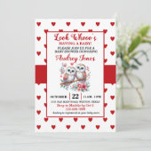 Invitation Regarde qui a un bébé (Debout devant)