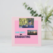 Invitation Regarde qui est diplômé ! (Debout devant)