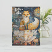 Invitation Regarder la lumière | Fox Design (Debout devant)