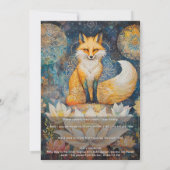 Invitation Regarder la lumière | Fox Design (Dos)