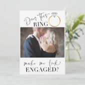 Invitation Regardez la photo Blush Fête des mariées blanche (Debout devant)