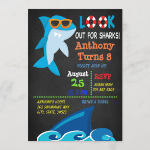 Invitation Regardez pour l'invitation d'anniversaire de