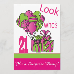 Invitation Regardez qui a 21 ans   Anniversaire 21 ans