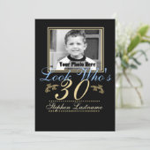 Invitation Regardez qui a 30 photos (Debout devant)