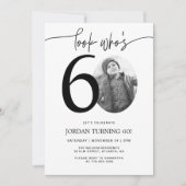 Invitation Regardez qui a 60 ans | Photo 60th Birthday Invita (Devant)