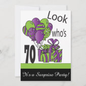Invitation Regardez qui a 70 ans | 70e anniversaire (Devant)