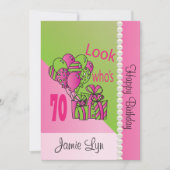 Invitation Regardez qui a 70 ans| 70e anniversaire (Devant)