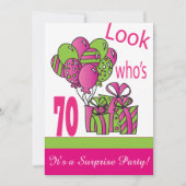 Invitation Regardez qui a 70 ans | 70e anniversaire (Devant)