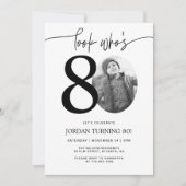 Invitation Regardez qui a 80 ans | Photo 80th Birthday Invita (Devant)