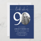 Invitation Regardez qui a 90 ans | 90e anniversaire Invitatio (Devant)