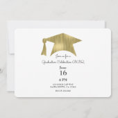 Invitation Regardez qui est diplômé Graduation 2 Photo Celebr (Dos)