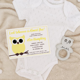 Invitation Regardez qui est presque arrivé !  Fête de bébé Ch