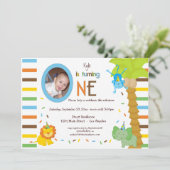 Invitation Regardez qui tourne - Thème animal fantasque (Debout devant)