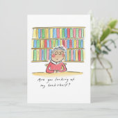 Invitation Regardez-vous ma bibliothèque ? (Debout devant)