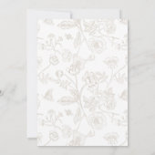 Invitation Regency Era Beige Wedding Day Events (Dos)