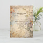Invitation Regency Floral Journal Page Austen Devis (Debout devant)