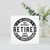 Invitation régime de retraite (Debout devant)