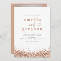 REGINA Glam Rose Gold Sequins Mariage Disco