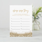 Invitation REGINA Jaune Or Où Étaient-Ils Fête des mariées (Debout devant)