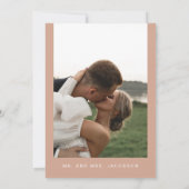 Invitation REGINA Rose Gold Sequin Elopement Réception Invit (Dos)