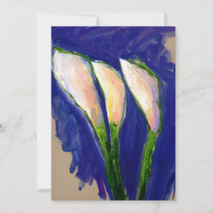 Invitation "Réglage de la voile" Lily peinture de