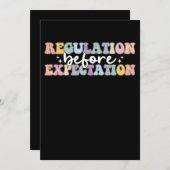 Invitation Réglementation avant l'échéance Super (Devant / Derrière)