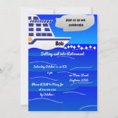 Invitation Régler la voile dans la retraite (Devant)