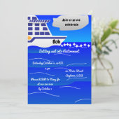 Invitation Régler la voile dans la retraite (Debout devant)