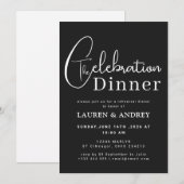 Invitation Rehearsal Dinner (Devant / Derrière)