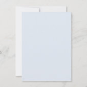 Invitation Rehearsal Dinner Classic Blue Hydrangea Flower, SM (Dos)