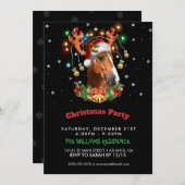 Invitation Reindeer (Devant / Derrière)