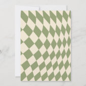 Invitation Reindeer Père Noël Baby shower de Noël bébé (Dos)