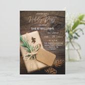 Invitation Reindeer & Present Holiday Party 2 (Debout devant)