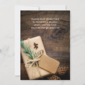 Invitation Reindeer & Present Noël Party 2 (Dos)