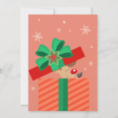 Invitation Reindeer s'amuse autour de la fête de Noël Gang (Dos)