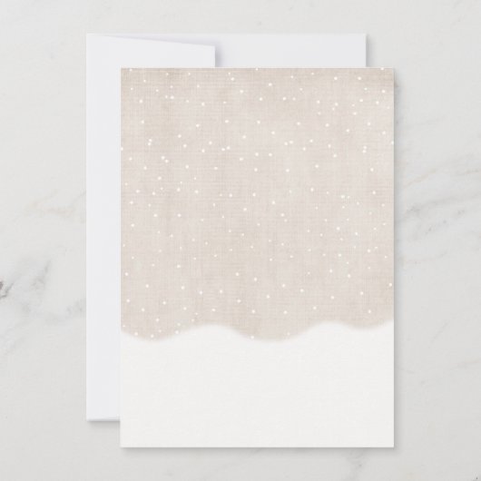 Invitation Reindeer Winter Onederland Anniversaire Fête Invit (Dos)